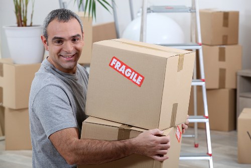 Long-distance removals vehicle traveling across Scotland