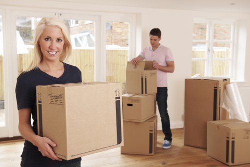 Staff assessing risks before a house move in Scotland