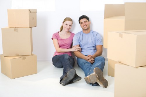 Packed moving van for furniture removals in Scotland