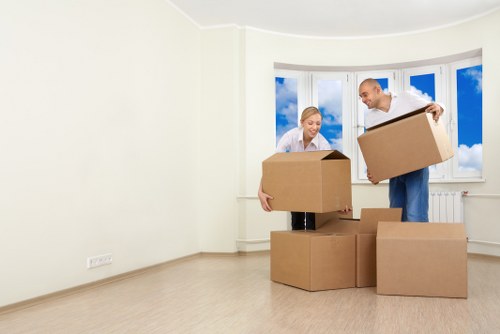Scottish office furniture relocation with careful loading