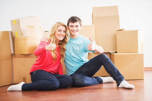 Packing and preparing furniture for a man with van move in Scotland