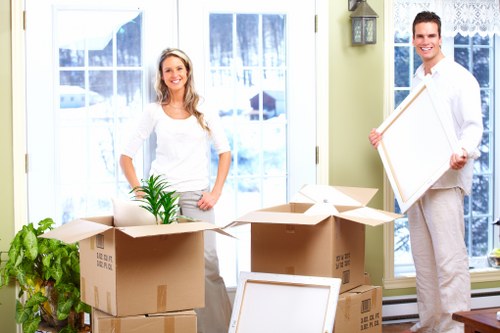 Packing boxes and removals preparation